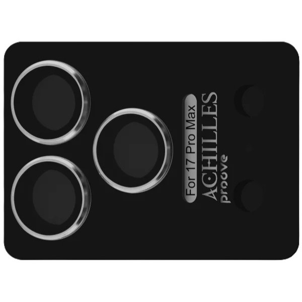 Фото - Защитное стекло для смартфона Proove для камеры Achilles Full Metal iPhone 17 Pro Max silver (CPPAFM17PM06)